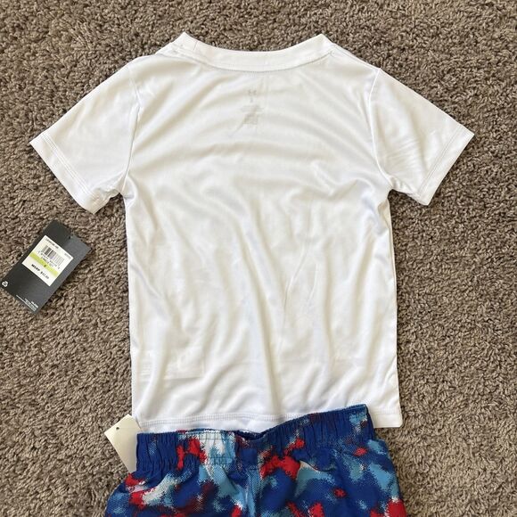 Under Armour shorts Shirt Set Freedom New Boys Kids Youth Toddler Size 4T - Picture 7 of 7